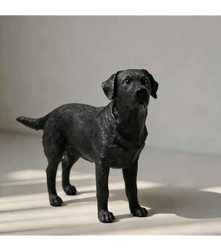 Amazon.com: Labrador Retriever Figurine - Black lab Miniature Dog